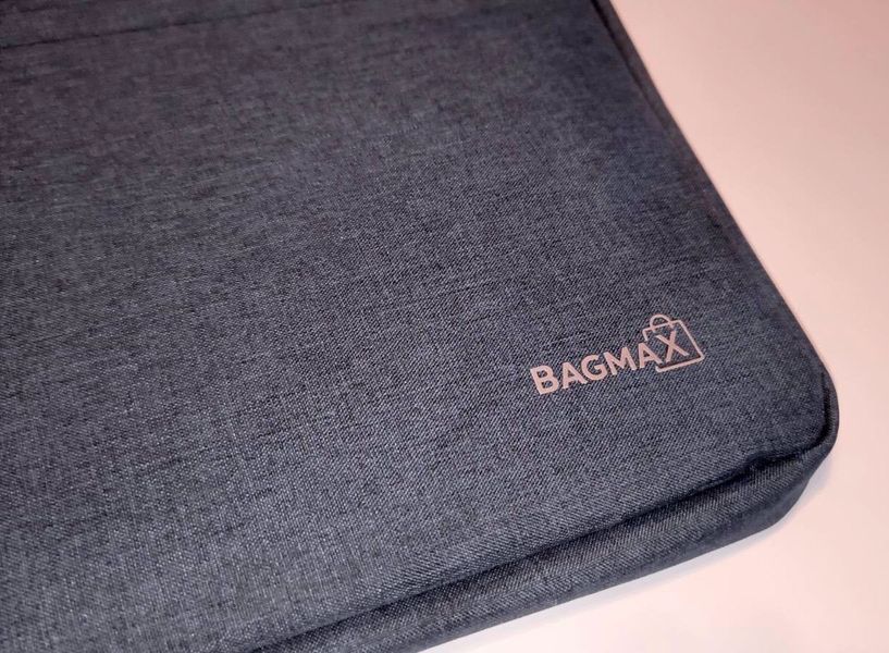 Сумка для ноутбука Bagmax 14.1" плоска синя на ремені з кишенею S719-3 фото