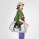 Сумка спортивна дорожня сіра з відділенням для взуття та вологих речей &mdash; для залу та подорожей S181-2 фото 2