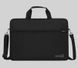 Сумка для ноутбука Bagmax чорна 13.3" Slim проста тонка з кишенею для аксесуарів и плечовим ременем S716-1 фото
